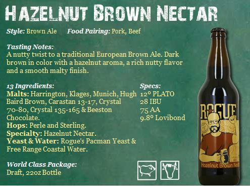 Rogue Brewery – Hazelnut Brown Nectar