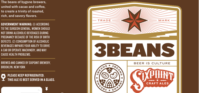 3Beans Sixpoint Brewery