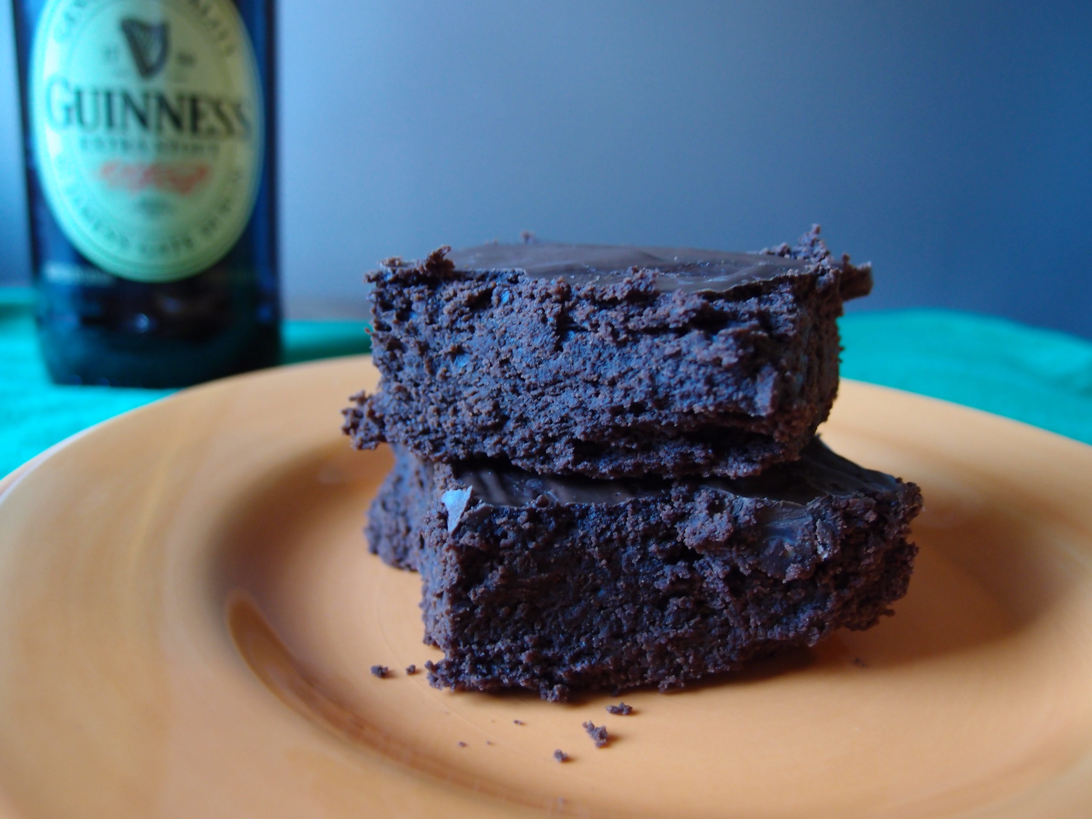 Brew Bites | Lucky Andes Mint Guinness Brownies