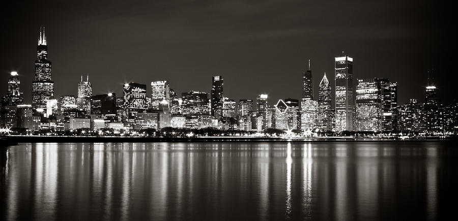 chicago-skyline--black-and-white-anthony-doudt