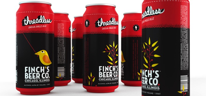 Finch’s Beer Co.: threadless India Pale Ale