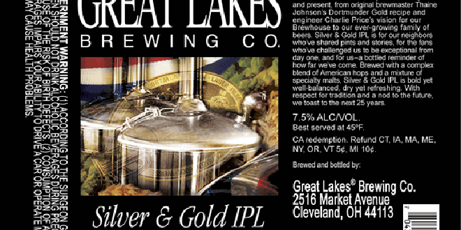 Great Lakes Brewing Company – Silver & Gold IPL