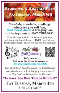 Fat Tuesday flyer