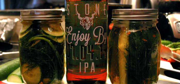 Cooking with Beer | Stone Cold IPA Pickles