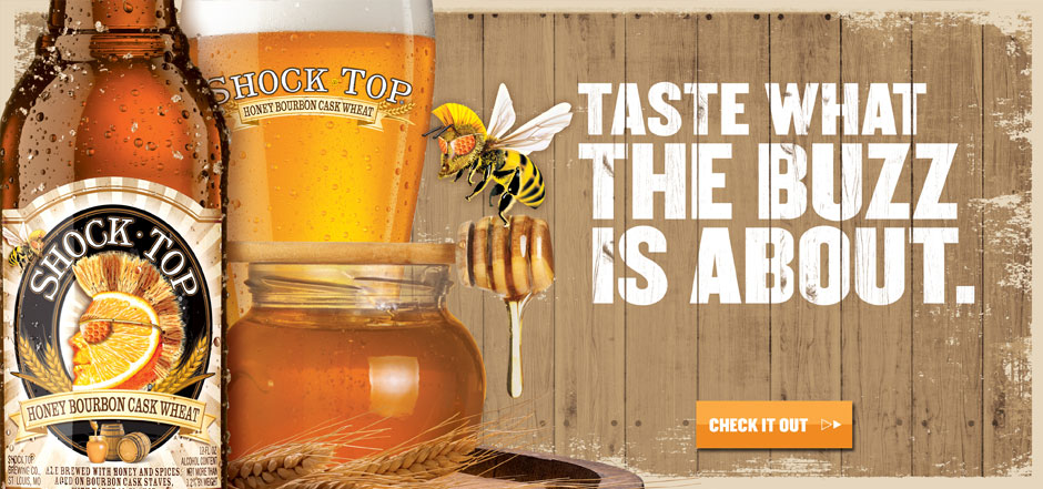 Shock Top Brewing Co | Honey Bourbon Cask Wheat