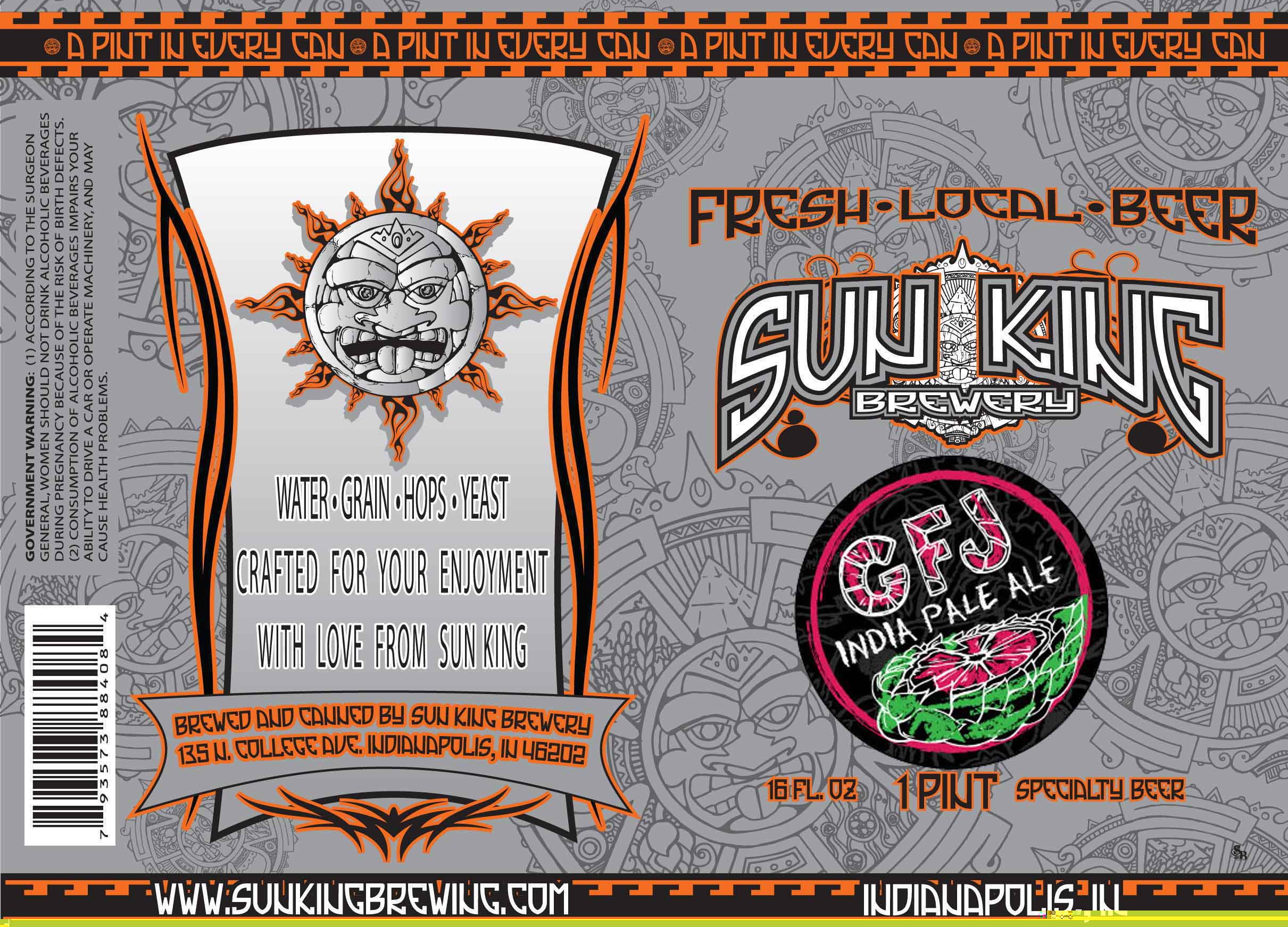 Sun King Brewing Co. | Grapefruit Jungle