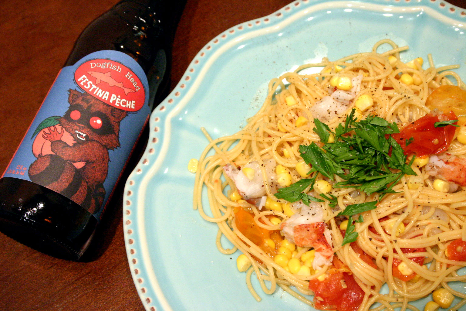Cooking with Beer | Festina Pêche Lobster Pasta