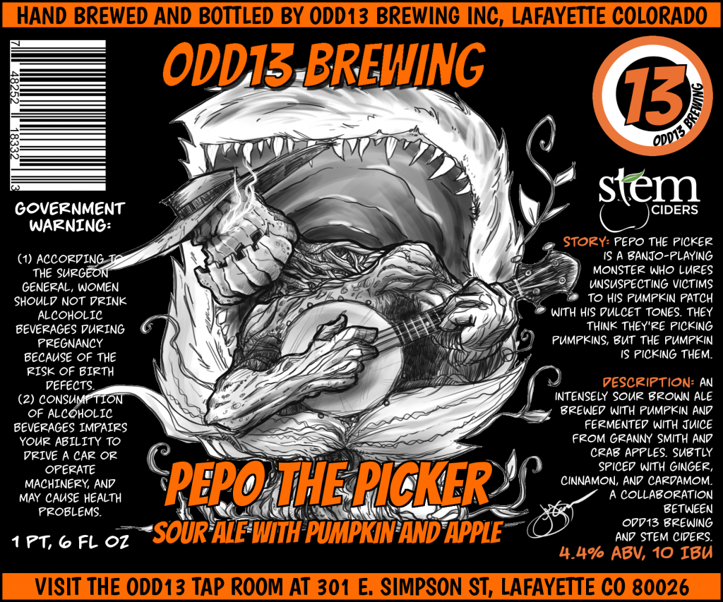 odd13 brewing & stem ciders - pepo the picker