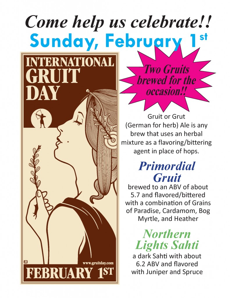 Gruit Day 8.5 x 11 Poster