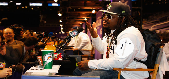 Blame the Media for Marshawn Lynch’s Interview Mockery