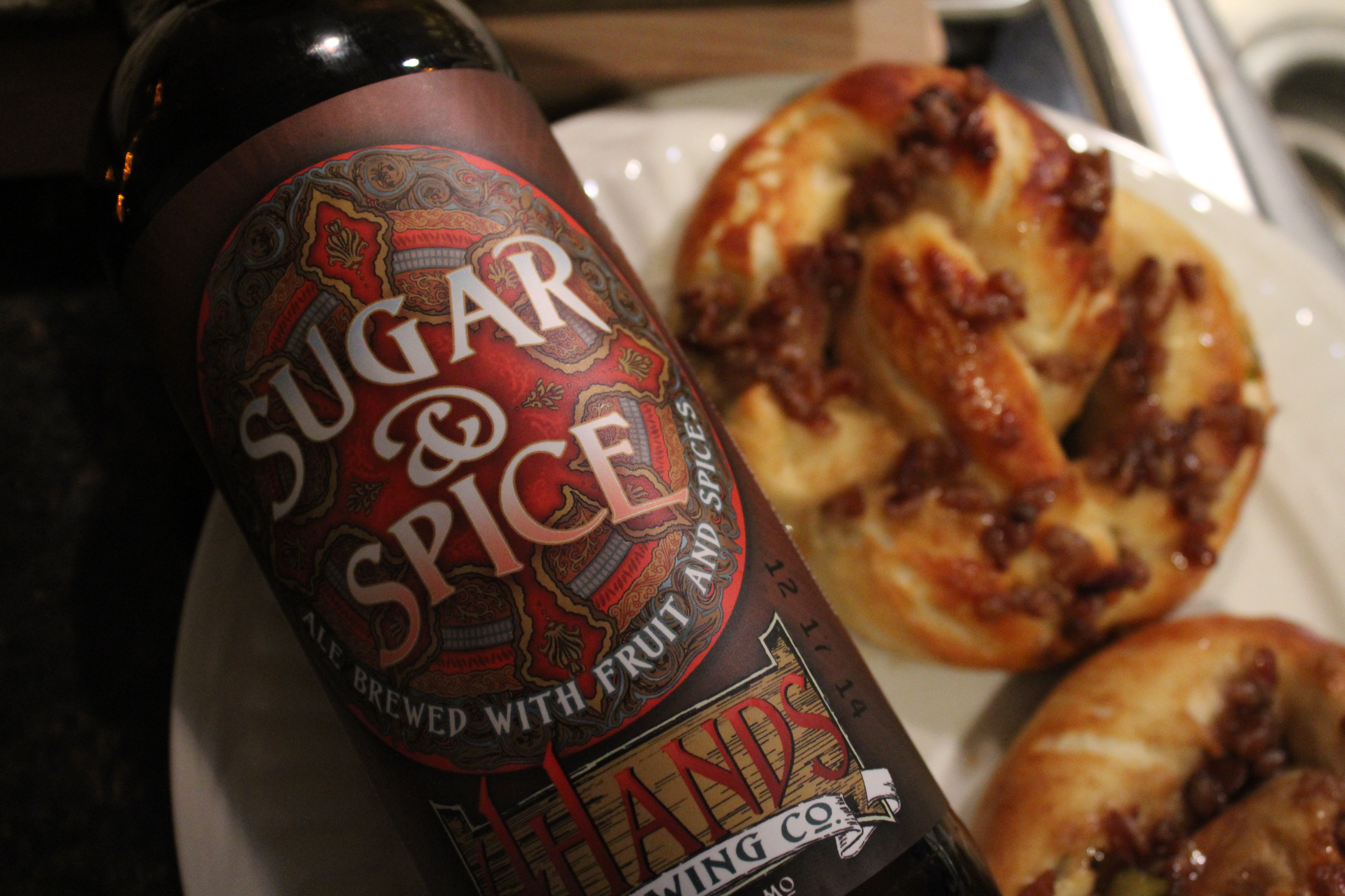 Cooking with Beer | Apple Cinnamon Pretzels with a Pecan Beer Topping
