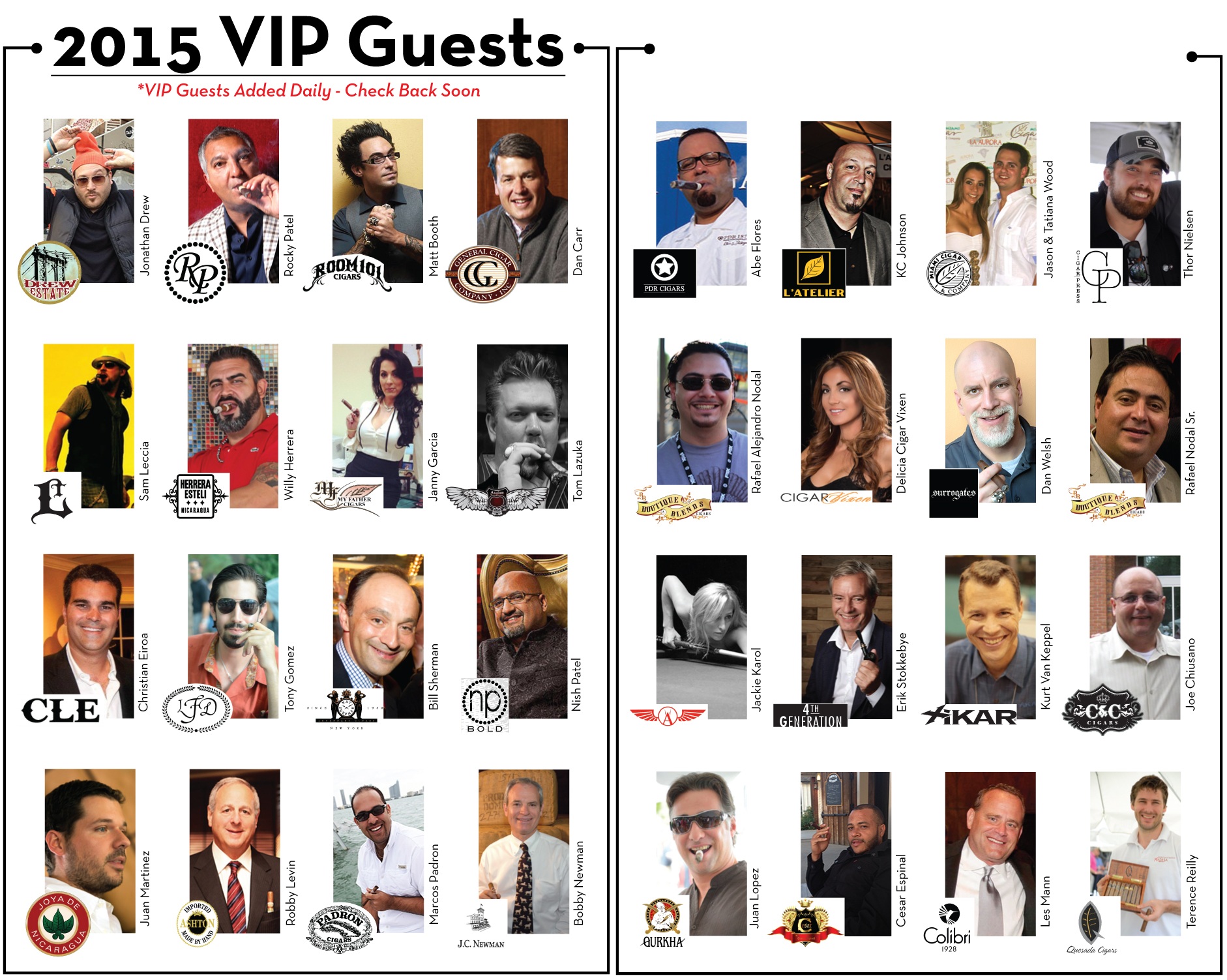 2015 VIP Guests