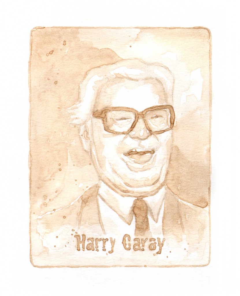 The great Cubs announcer Harry Caray.
