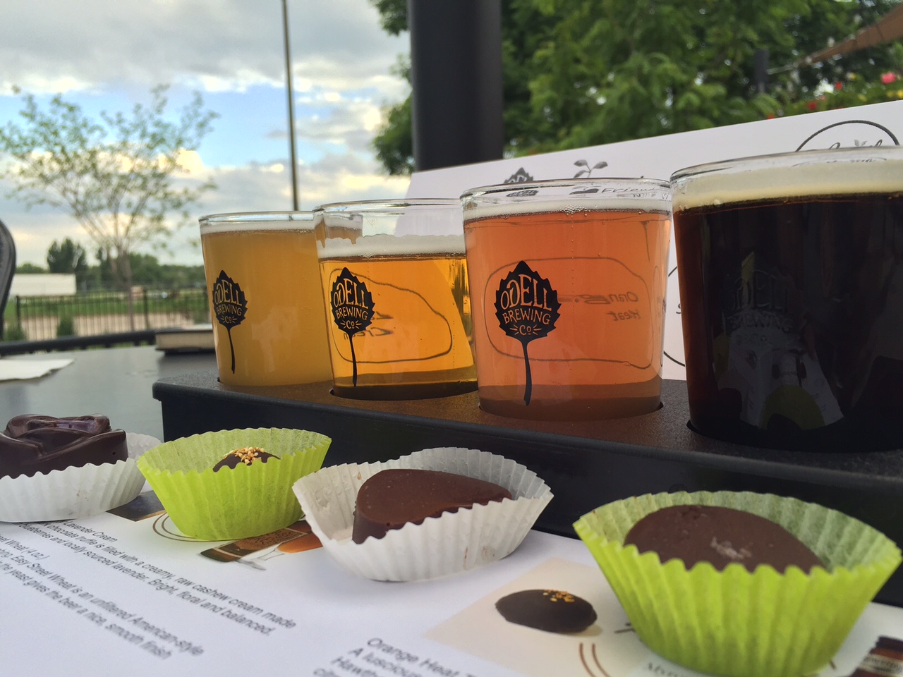 Odell Brewing & Radiantly Raw | Chocolate and Beer Pairing