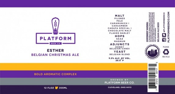Platform Beer Co. | Esther Belgian Christmas Ale