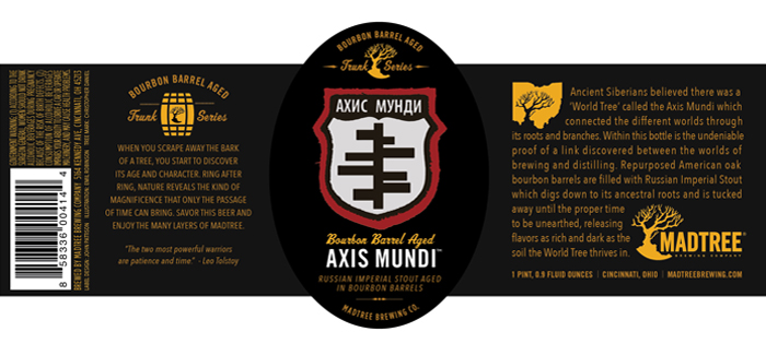 MadTree Brewing Co. | Bourbon Barrel Aged Axis Mundi