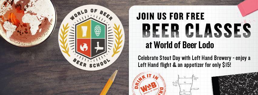Event Preview | #PourHard Beer School at World of Beer LoDo