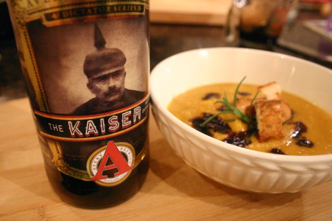 Cooking with Beer | Kaiser Butternut Squash Soup