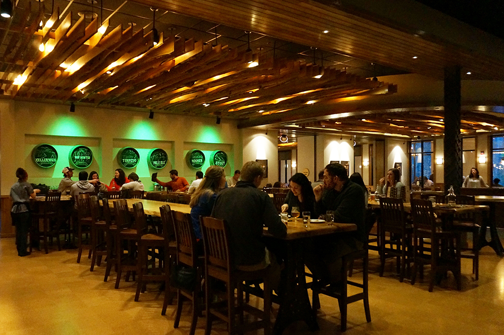 Dinning area at Sierra Nevada Brewing Co.