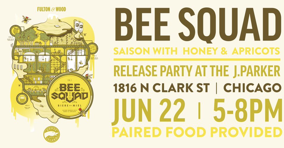Goose Island releases latest Fulton & Wood Series beer: Bee Squad