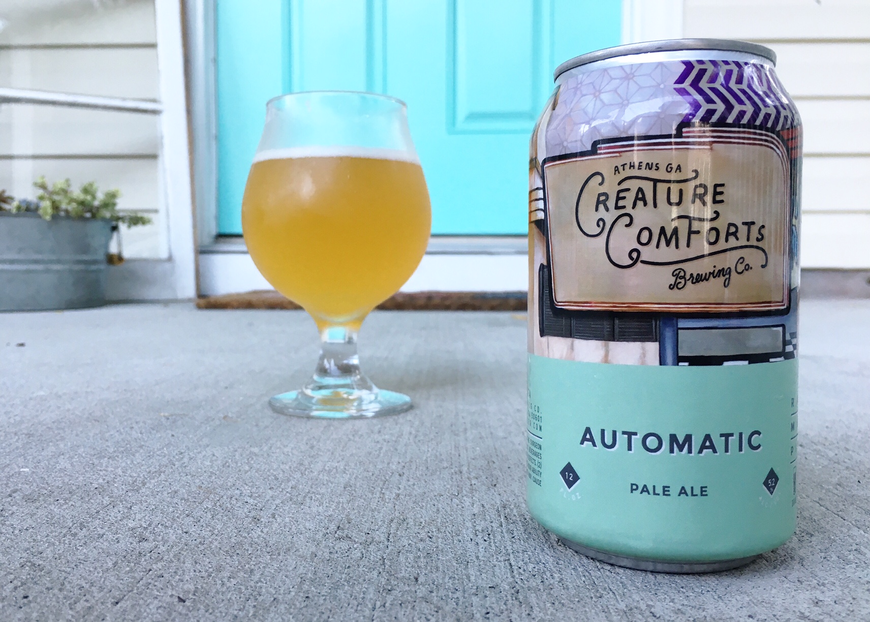 Automatic Pale ale on the front porch