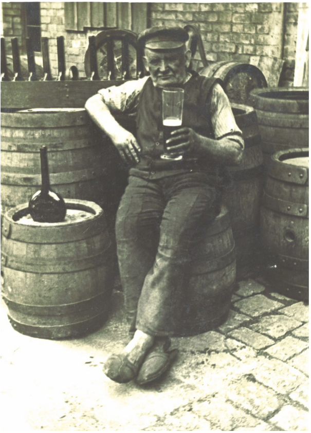 "Gose bottles are oddly shaped - fat and round at the bottom, with a long, slender, tapering neck. Why? As the beer finished fermenting, the yeasty foam rose up and crusted, forming a plug in the nexk - and so the bottles required no additional cork or crown." The Beer Bible (Photo: Shelton Brothers)