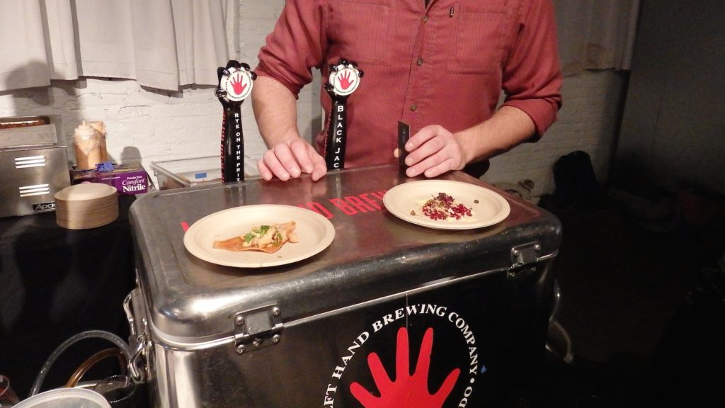 Left Hand Brewing Co teamed up with Samples World Bistro to create two delicious pairings