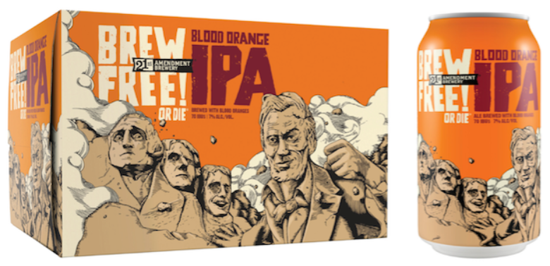 21st Amendment Brewery | Brew Free! Or Die Blood Orange IPA