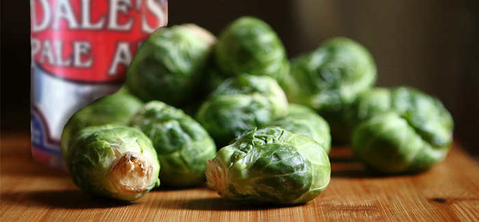 Cooking with Beer | Braised Brussels Sprouts with Pancetta & Dale’s Pale Ale