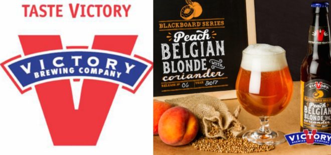 Victory Brewing Co. | Blackboard No. 06 – Peach Belgian Blonde with Coriander