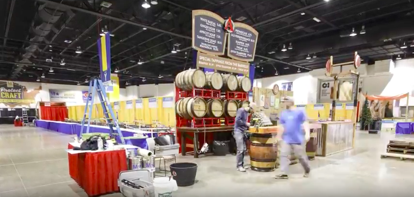 Avery Brewing Time-Lapse of GABF Booth Setup