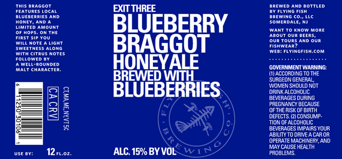 Flying Fish Brewing Co. | Exit 3 Blueberry Braggot