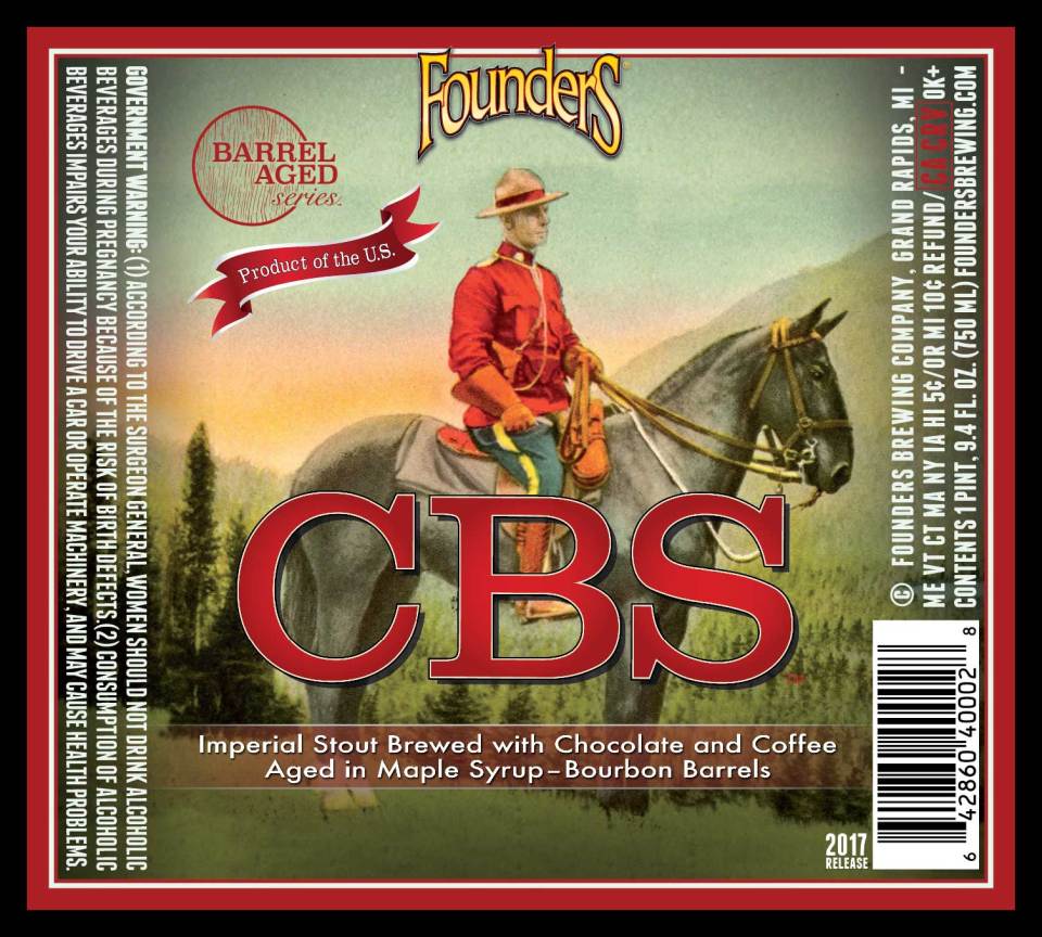 Founders Officially Announces Re-Release of CBS, Canadian Breakfast Stout