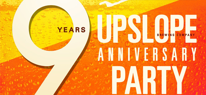 Upslope Brewing Announces 50+ Beers for 9th Anniversary Party Pour List
