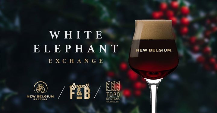 Join Avanti F&B, New Belgium & Topo Designs for a White Elephant Exchange