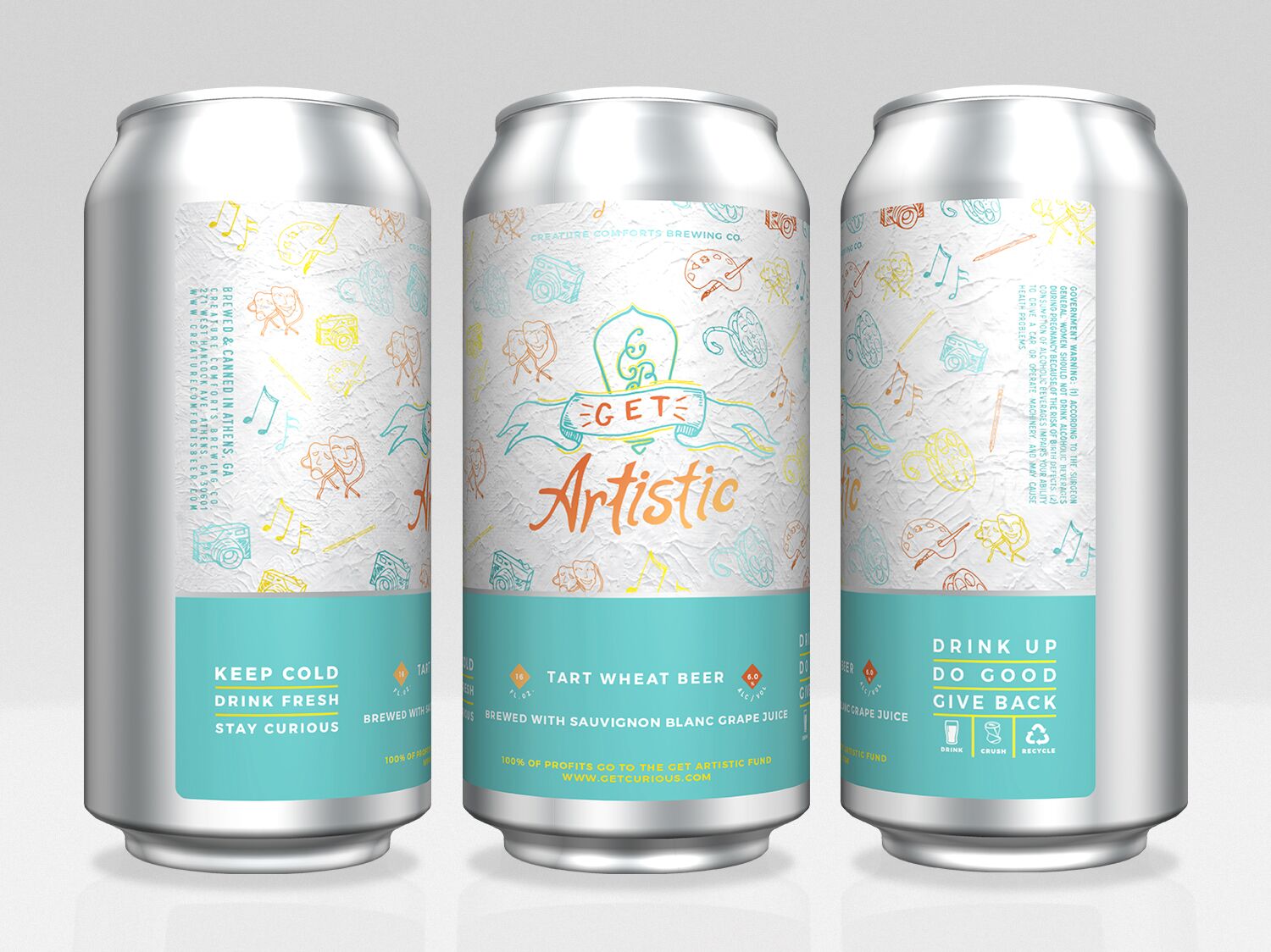 Creature Comforts Brewing Co. | Get Artistic Tart Wheat Beer
