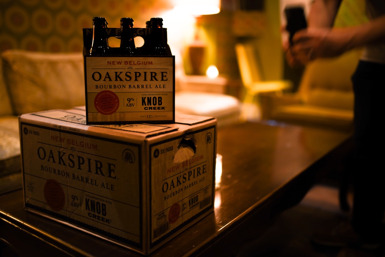 New Belgium & Knob Creek Release Oakspire Bourbon-Inspired Ale