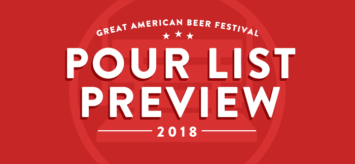 2018 Great American Beer Festival Pour List Preview
