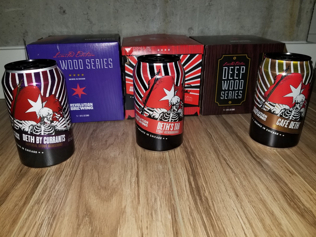 First Impressions on Revolution Brewing’s 2018 Deth’s Tar and its Two Variants