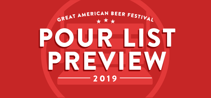 Detailed Pour List | What’s Pouring at the 2019 Great American Beer Festival