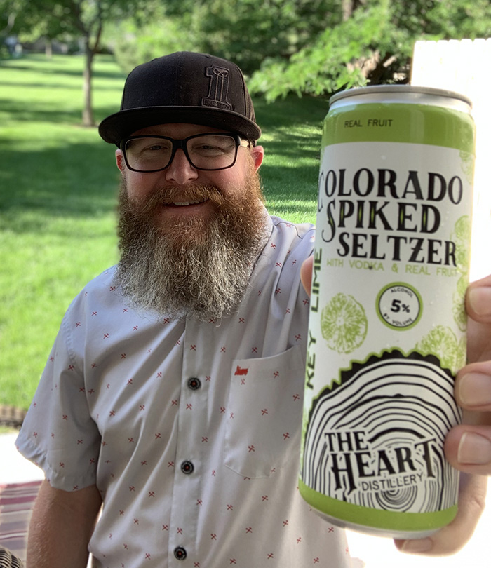 Colorado Spiked Seltzer from The Heart Distillery 