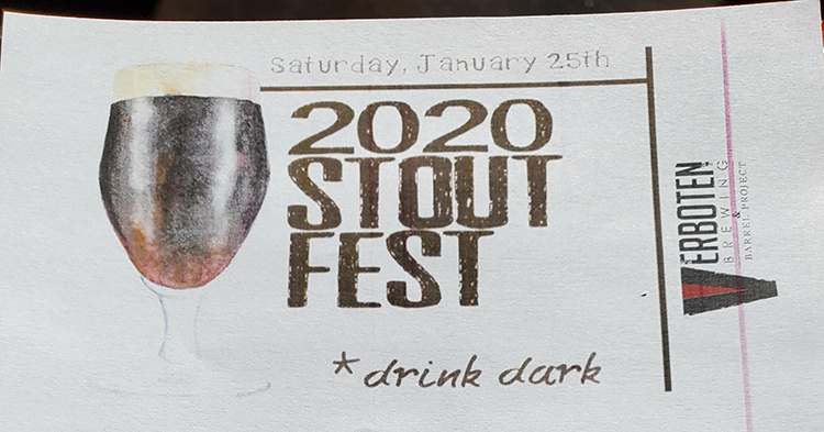 Event Recap | Verboten Brewing’s 2020 Stout Fest