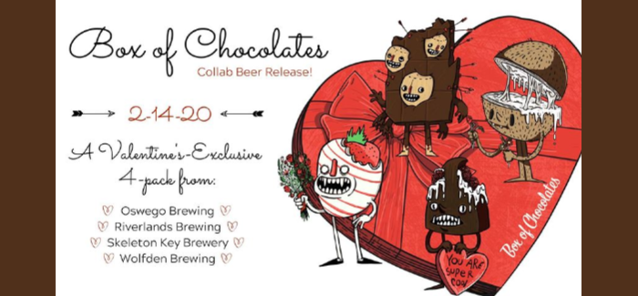 Box of Chocolates Beer Collaboration | Four Chicago-Area Breweries Celebrate Valentine’s Day