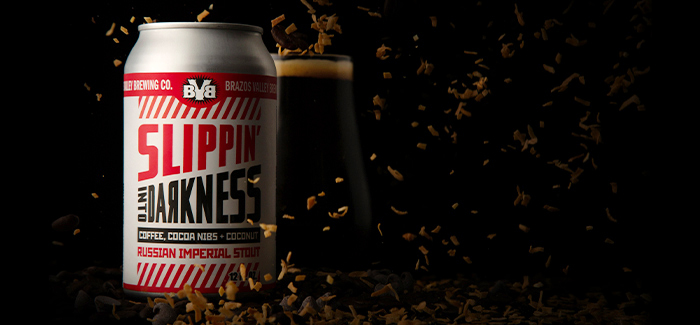 Brazos Valley Brewing Company | Slippin’ Into Darkness Russian Imperial Stout with Coconut