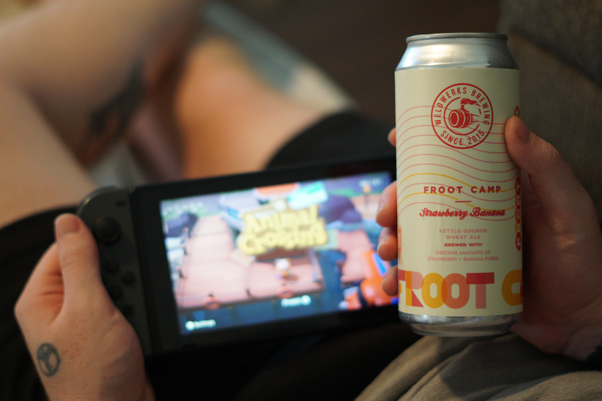 Animal Crossing and beer