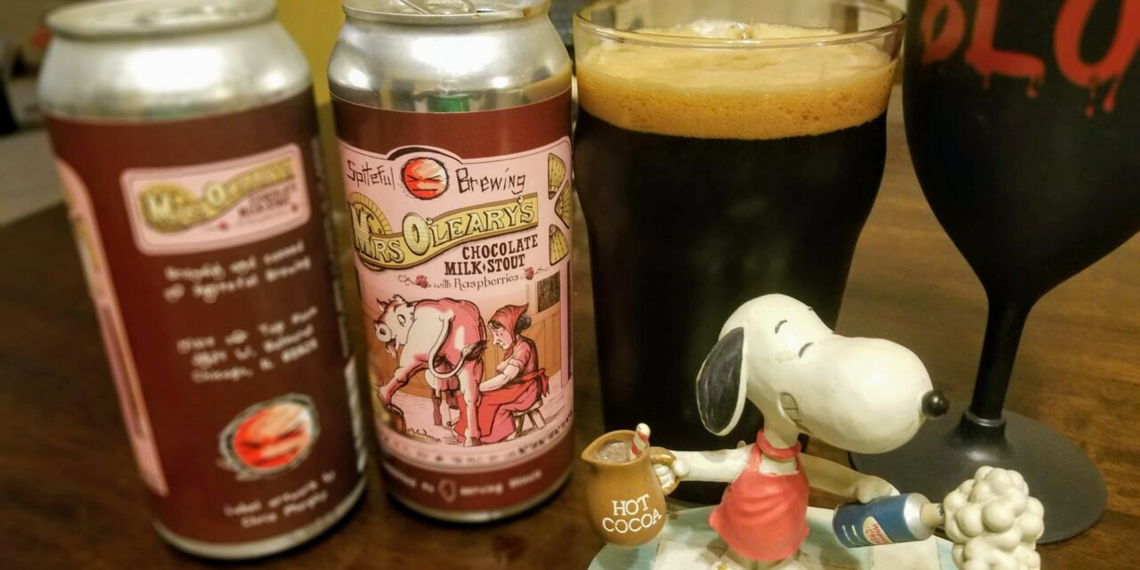 Halloween Beer Treat | Spiteful Brewing Mrs. O’Leary’s Chocolate Stout